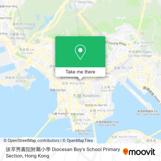 拔萃男書院附屬小學 Diocesan Boy's School Primary Section map