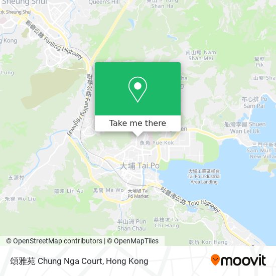 頌雅苑 Chung Nga Court map