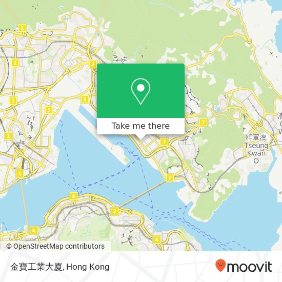 金寶工業大廈 map