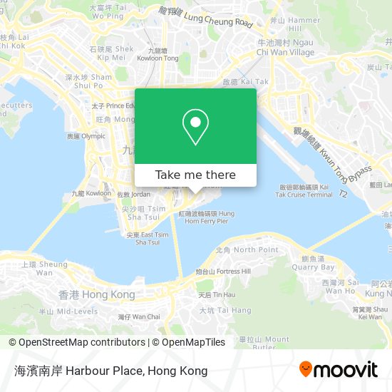 海濱南岸 Harbour Place map