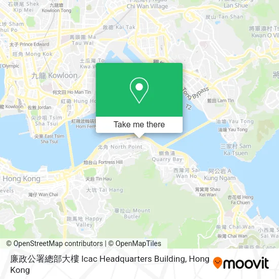 廉政公署總部大樓 Icac Headquarters Building地圖