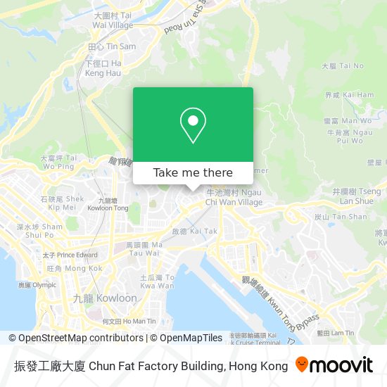 振發工廠大廈 Chun Fat Factory Building map