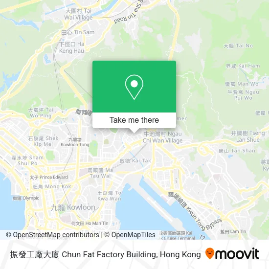 振發工廠大廈 Chun Fat Factory Building地圖