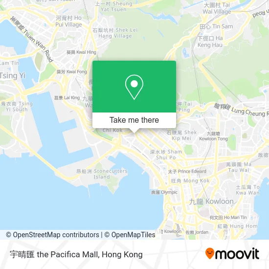 宇晴匯 the Pacifica Mall map