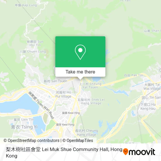 梨木樹社區會堂 Lei Muk Shue Community Hall地圖