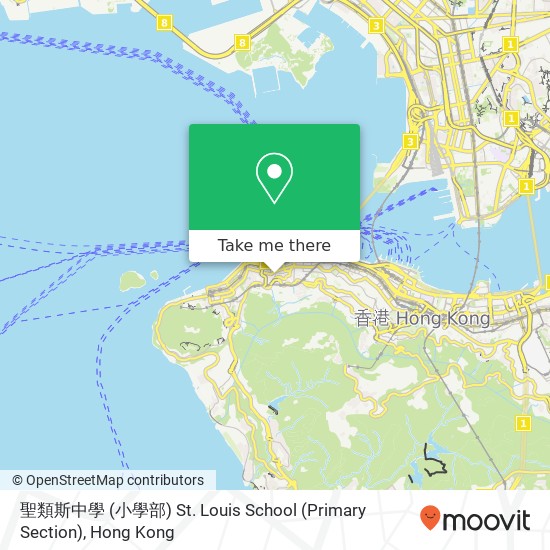 聖類斯中學 (小學部) St. Louis School (Primary Section)地圖