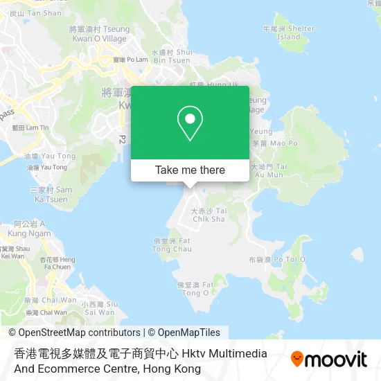 香港電視多媒體及電子商貿中心 Hktv Multimedia And Ecommerce Centre地圖