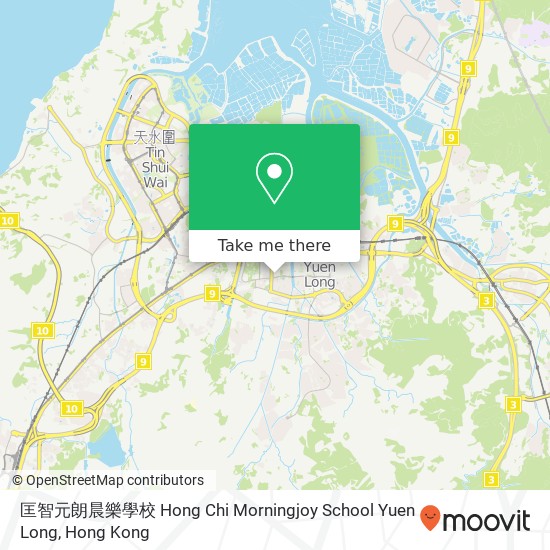 匡智元朗晨樂學校 Hong Chi Morningjoy School Yuen Long map