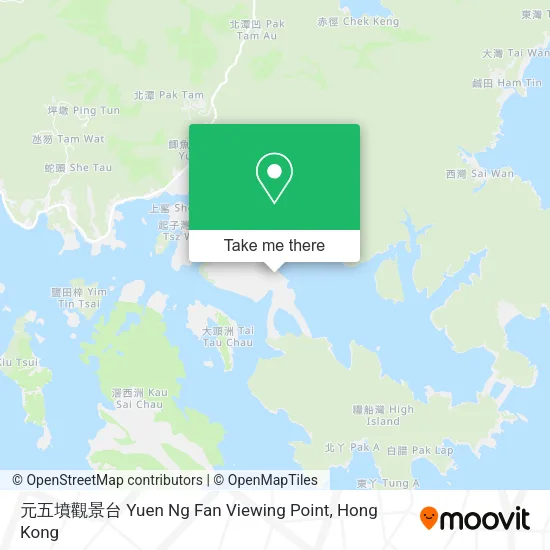 元五墳觀景台 Yuen Ng Fan Viewing Point地圖