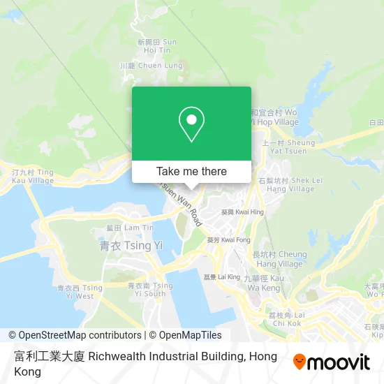 富利工業大廈 Richwealth Industrial Building map