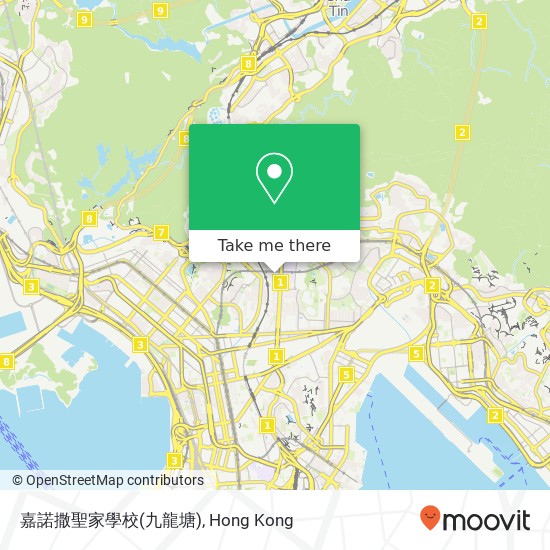 嘉諾撒聖家學校(九龍塘) map