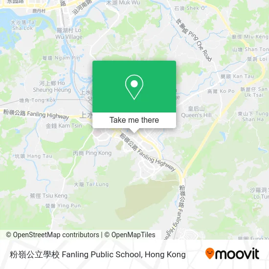 粉嶺公立學校 Fanling Public School map