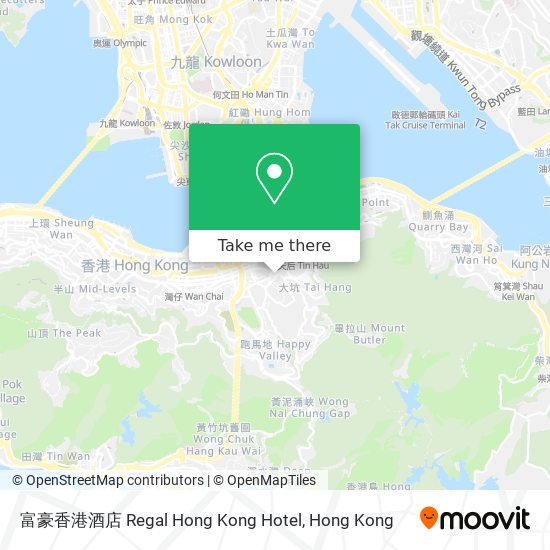 富豪香港酒店 Regal Hong Kong Hotel map