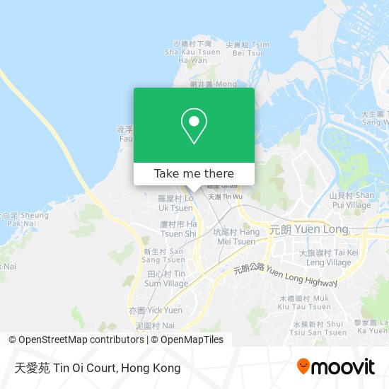 天愛苑 Tin Oi Court map