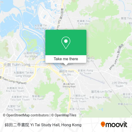 錦田二帝書院 Yi Tai Study Hall map