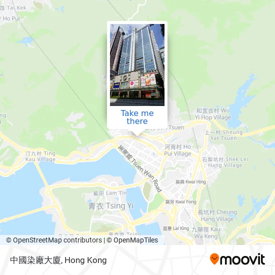 中國染廠大廈地圖