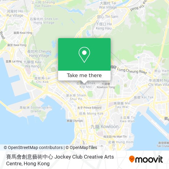 賽馬會創意藝術中心 Jockey Club Creative Arts Centre地圖