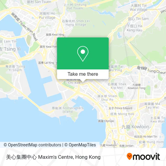 美心集團中心 Maxim's Centre map