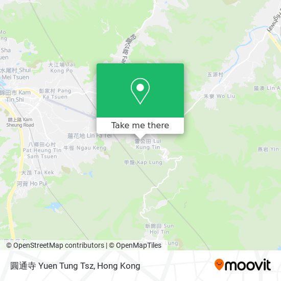 圓通寺 Yuen Tung Tsz map