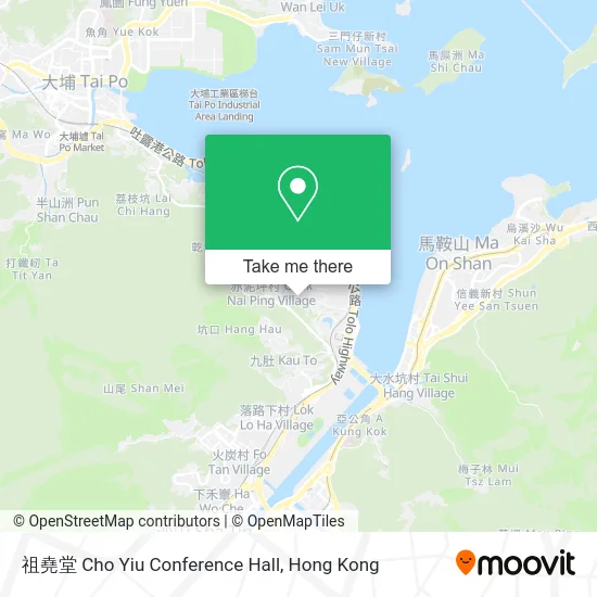 祖堯堂 Cho Yiu Conference Hall map