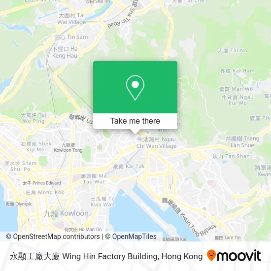 永顯工廠大廈 Wing Hin Factory Building地圖