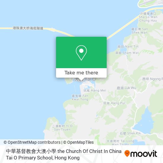 中華基督教會大澳小學 the Church Of Christ In China Tai O Primary School map