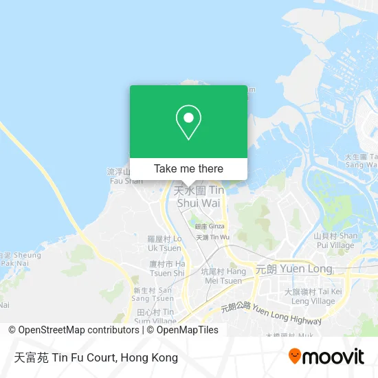 天富苑 Tin Fu Court map