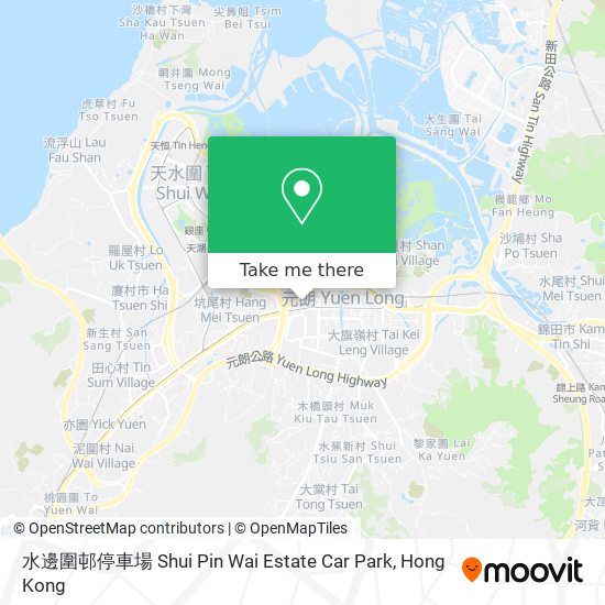 水邊圍邨停車場 Shui Pin Wai Estate Car Park map