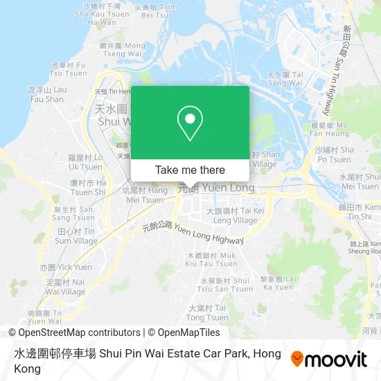 水邊圍邨停車場 Shui Pin Wai Estate Car Park map