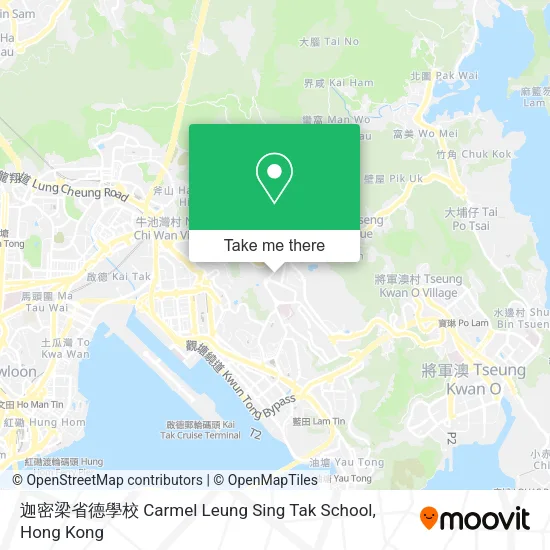 迦密梁省德學校 Carmel Leung Sing Tak School地圖