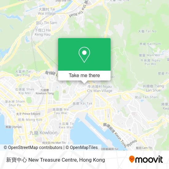 新寶中心 New Treasure Centre地圖