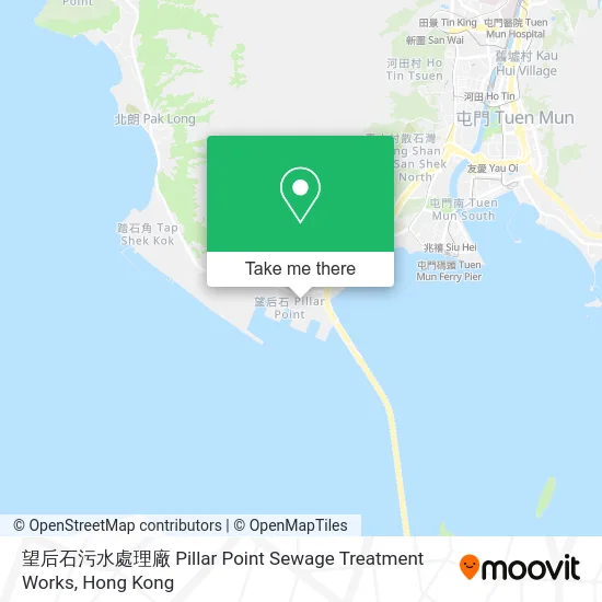 望后石污水處理廠 Pillar Point Sewage Treatment Works map
