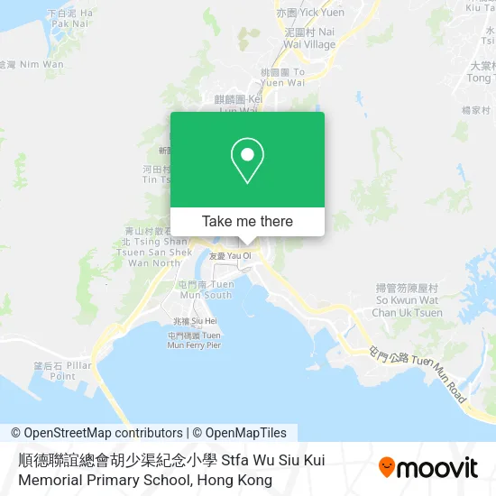 順德聯誼總會胡少渠紀念小學 Stfa Wu Siu Kui Memorial Primary School地圖