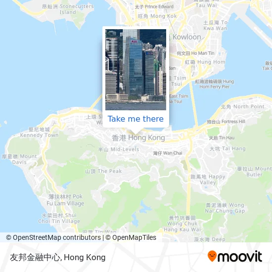 友邦金融中心地圖