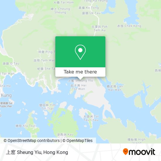 上窰 Sheung Yiu map