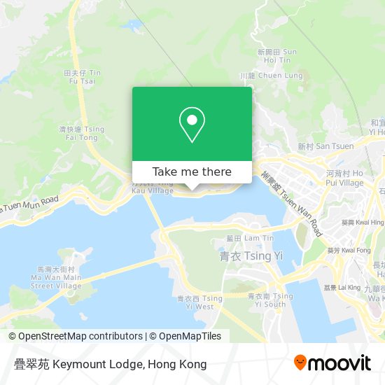 疊翠苑 Keymount Lodge map