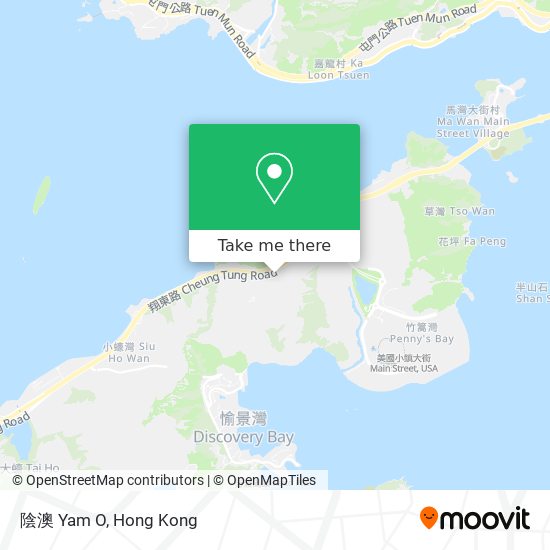 陰澳 Yam O map