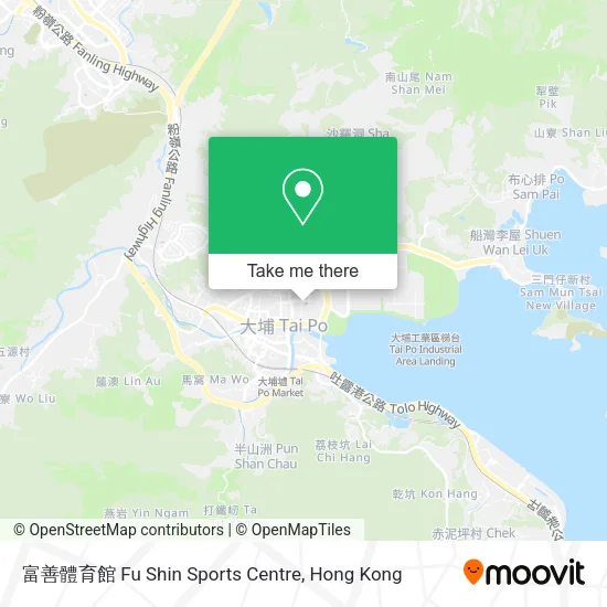 富善體育館 Fu Shin Sports Centre map