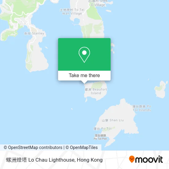螺洲燈塔 Lo Chau Lighthouse map