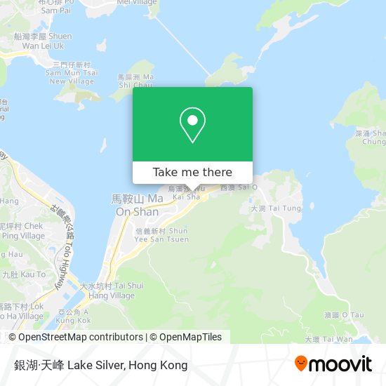 銀湖·天峰 Lake Silver map