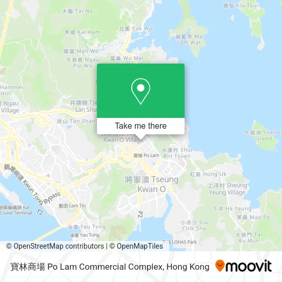 寶林商場 Po Lam Commercial Complex map