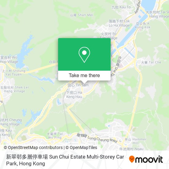 新翠邨多層停車場 Sun Chui Estate Multi-Storey Car Park map