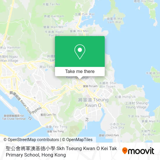 聖公會將軍澳基德小學 Skh Tseung Kwan O Kei Tak Primary School地圖