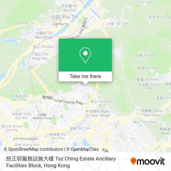 慈正邨服務設施大樓 Tsz Ching Estate Ancillary Facilities Block地圖