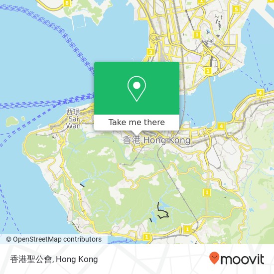 香港聖公會 map