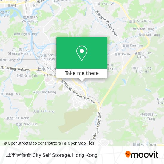 城市迷你倉 City Self Storage地圖