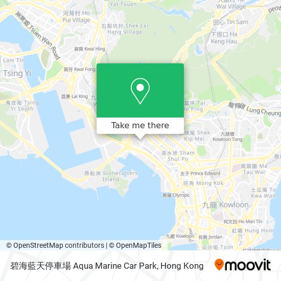 碧海藍天停車場 Aqua Marine Car Park map