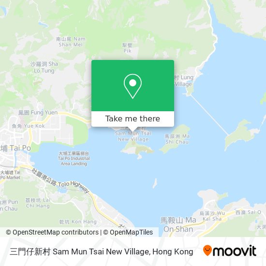 三門仔新村 Sam Mun Tsai New Village地圖