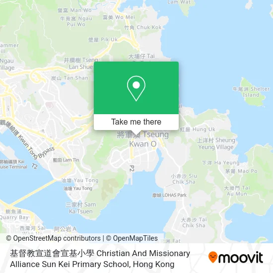 基督教宣道會宣基小學 Christian And Missionary Alliance Sun Kei Primary School地圖