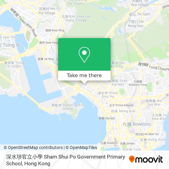 深水埗官立小學 Sham Shui Po Government Primary School map